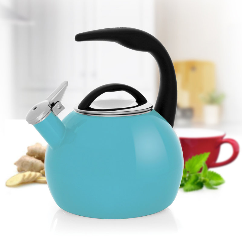 Chantal 2 qt. Stainless Steel Whistling Stovetop Tea Kettle & Reviews Wayfair.ca